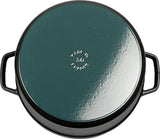 Staub Ronde cocotte 30cm - zwart