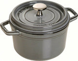Staub Ronde cocotte 28cm - grafietgrijs
