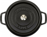 Staub Ronde cocotte 24cm - zwart