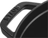 Staub Ronde cocotte 24cm - zwart