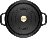 Staub Ronde cocotte 30cm - zwart