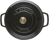Staub Ronde cocotte 28cm - zwart