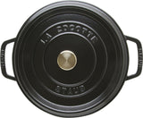 Staub Ronde cocotte 24cm - zwart