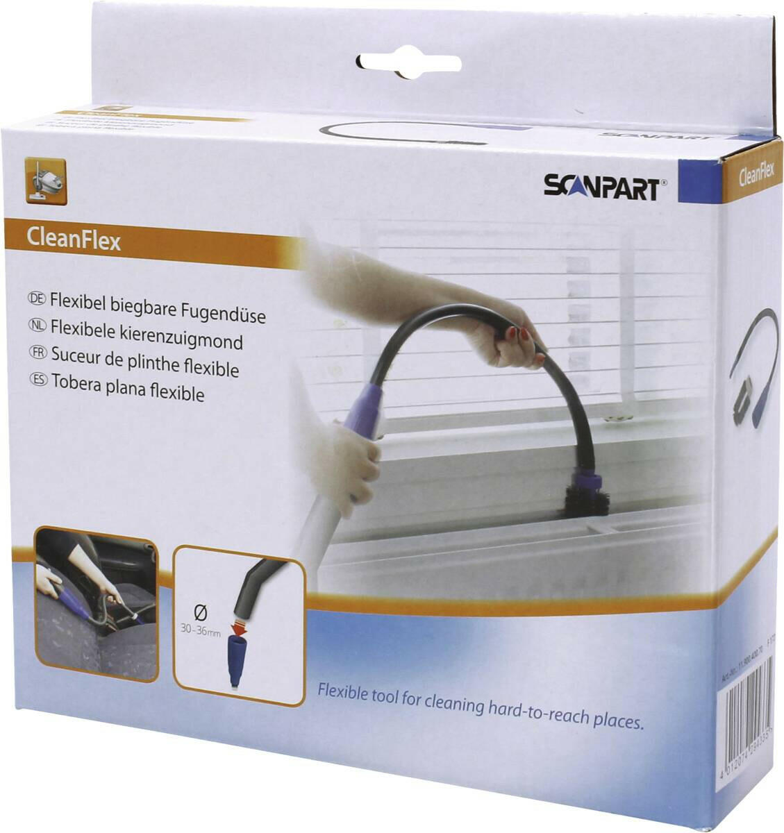 Scanpart 1190040070 CleanFlex flexibele kierenzuigmond Ø30-3.
