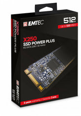 Emtec SSD M.2 Sata X250 512GB Intern