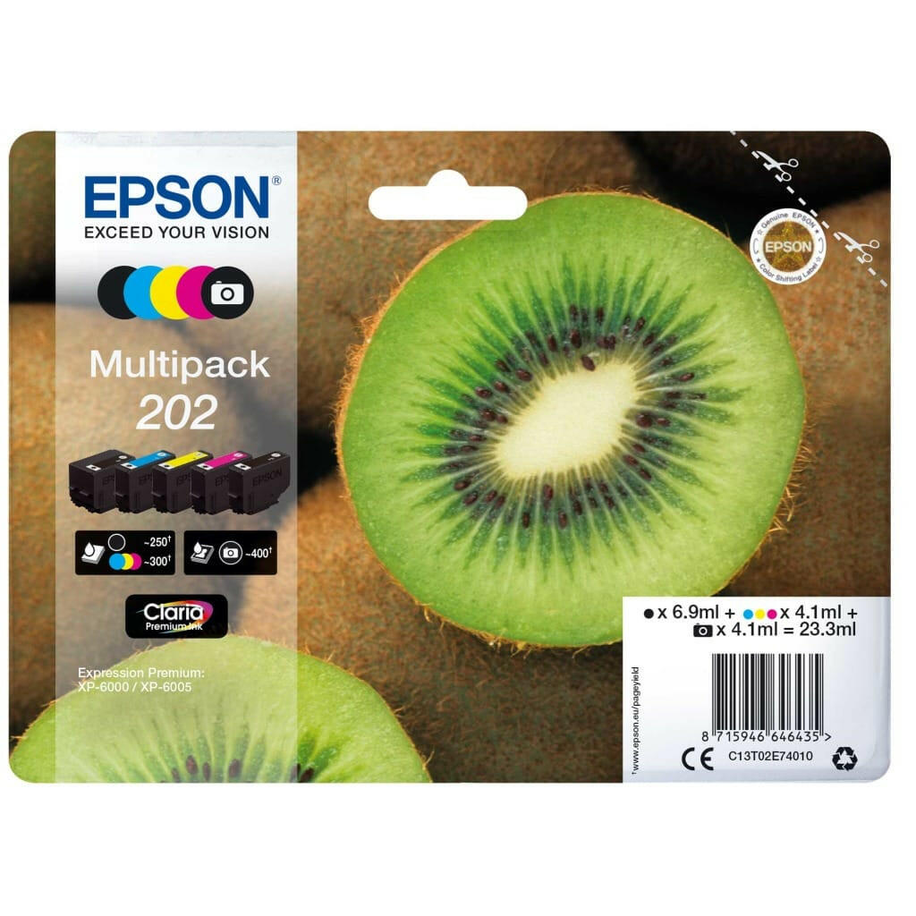 Epson 202 Multipack 4-colours.