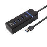 ACT ACT AC6300 USB Hub 3.0 4 poorts USB-A zwart