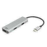 ACT ACT AC7013 USB-C 4K Multiport adapter 2x HDMI 1x USB-A