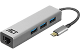 ACT ACT AC7055 USB-C Hub 3.0 3x USB-A + LAN