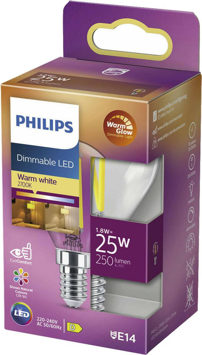 Philips LED classic 25W P45 E14 CL WGD90 SRT4.