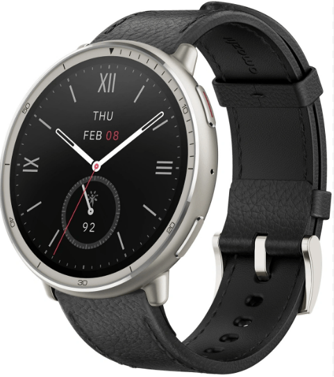 Amazfit Amazfit Active 2 Round Premium RVS zwart