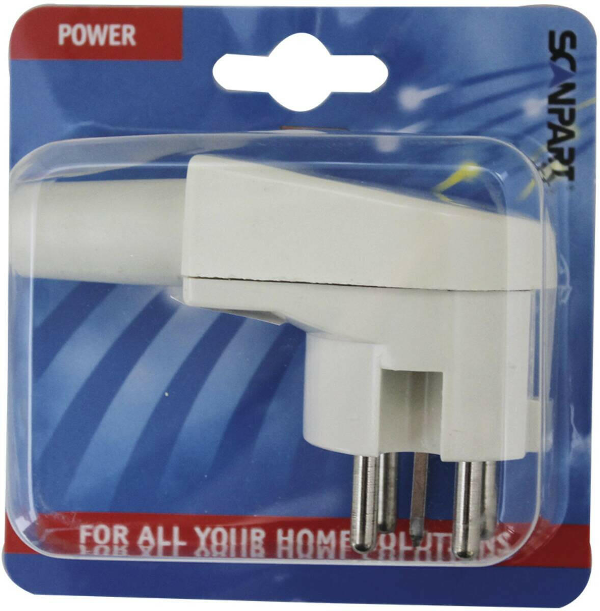 Scanpart PERILEX STEKKER wit.