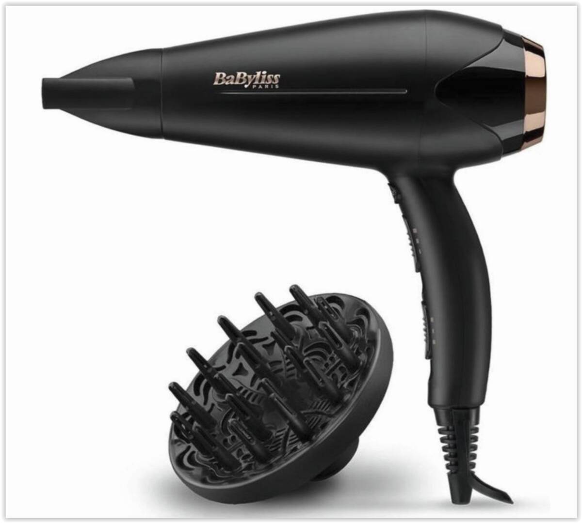 Babyliss Babyliss D570DE TURBO SMOOTH DC zwart