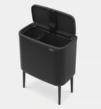 Brabantia Brabantia Bo Touch Bin, 11 + 23L mat zwart