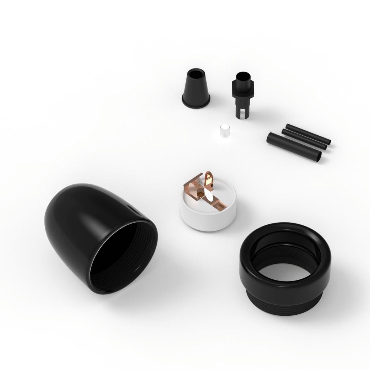 Calex Calex Lamphouder E27 Keramiek Zwart