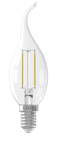 Calex Calex LED E14 Filament Tip Kaarslamp 2W