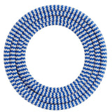Calex Calex Textiel Omwikkelde Kabel Blauw Wit 2x 0,75mm2 3m