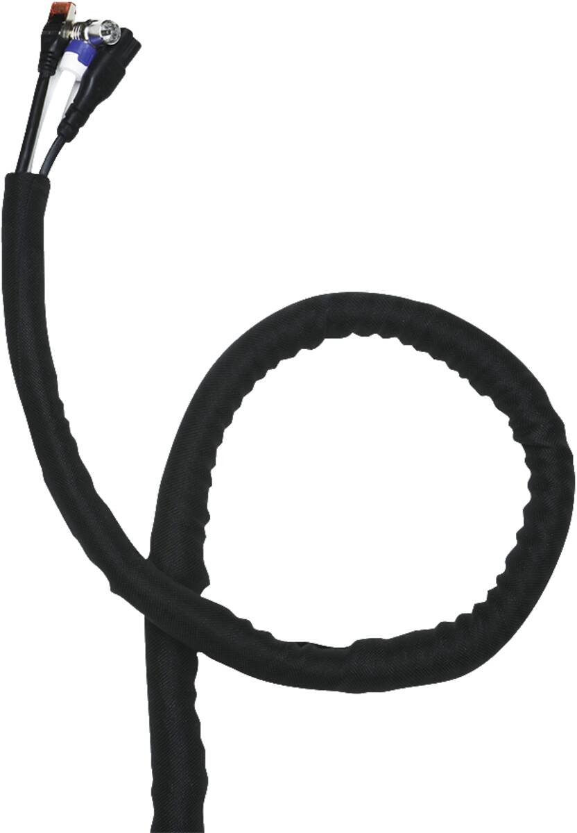 Cavus Kabelsok self wrapping 19mm 3 mtr. zwart.