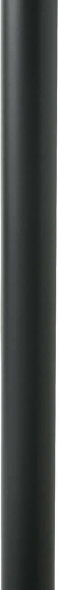 Cavus Kolom 60mm rond - hoogte 120cm zwart staal zwart.