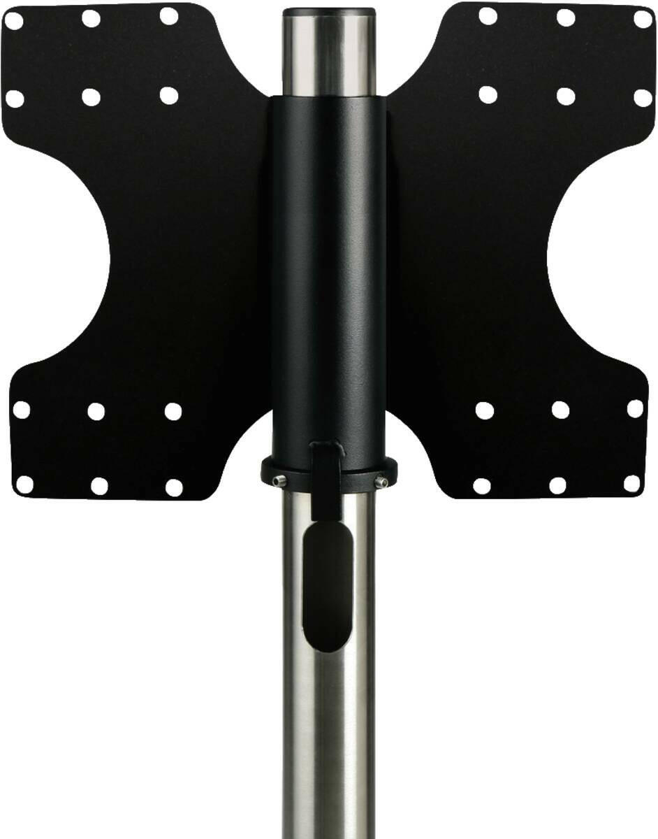 Cavus Montageplaat 400 x 300 voor 60mm kolom zwart.