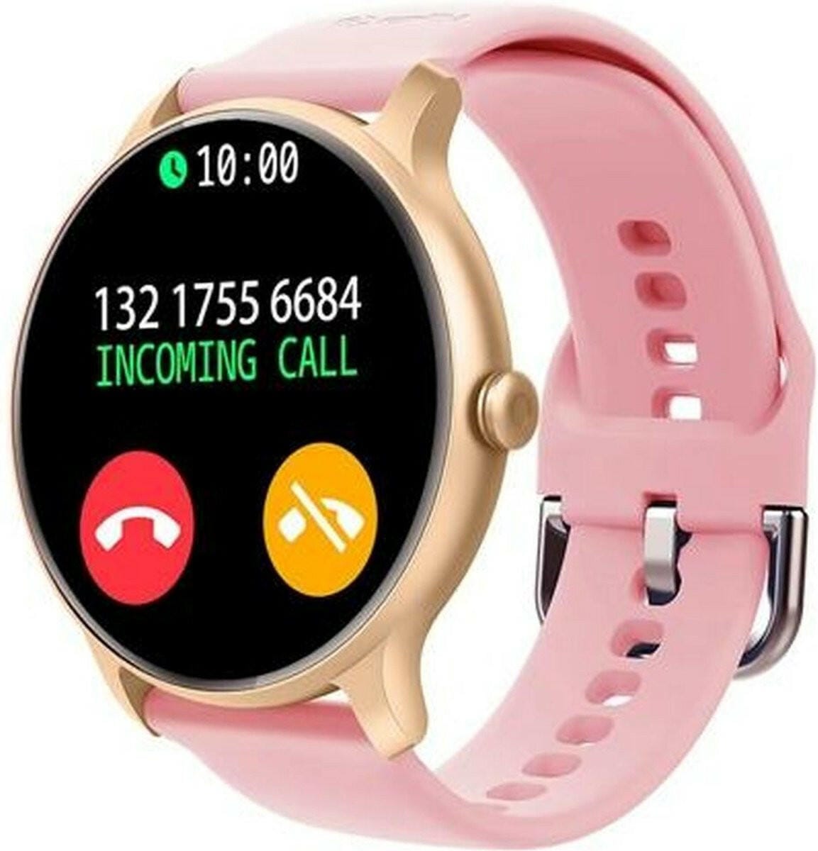 CELLY Celly Trainermoon Smartwatch Round Roze