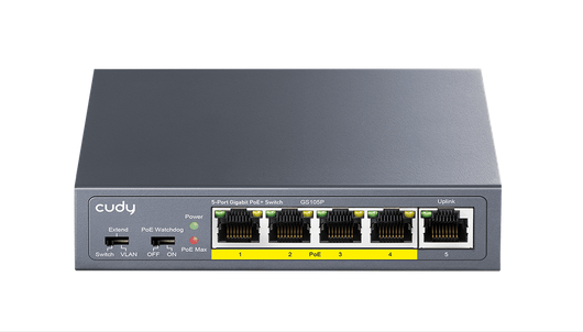Cudy Cudy GS105P 5-Port Gigabit PoE+ Switch 36W