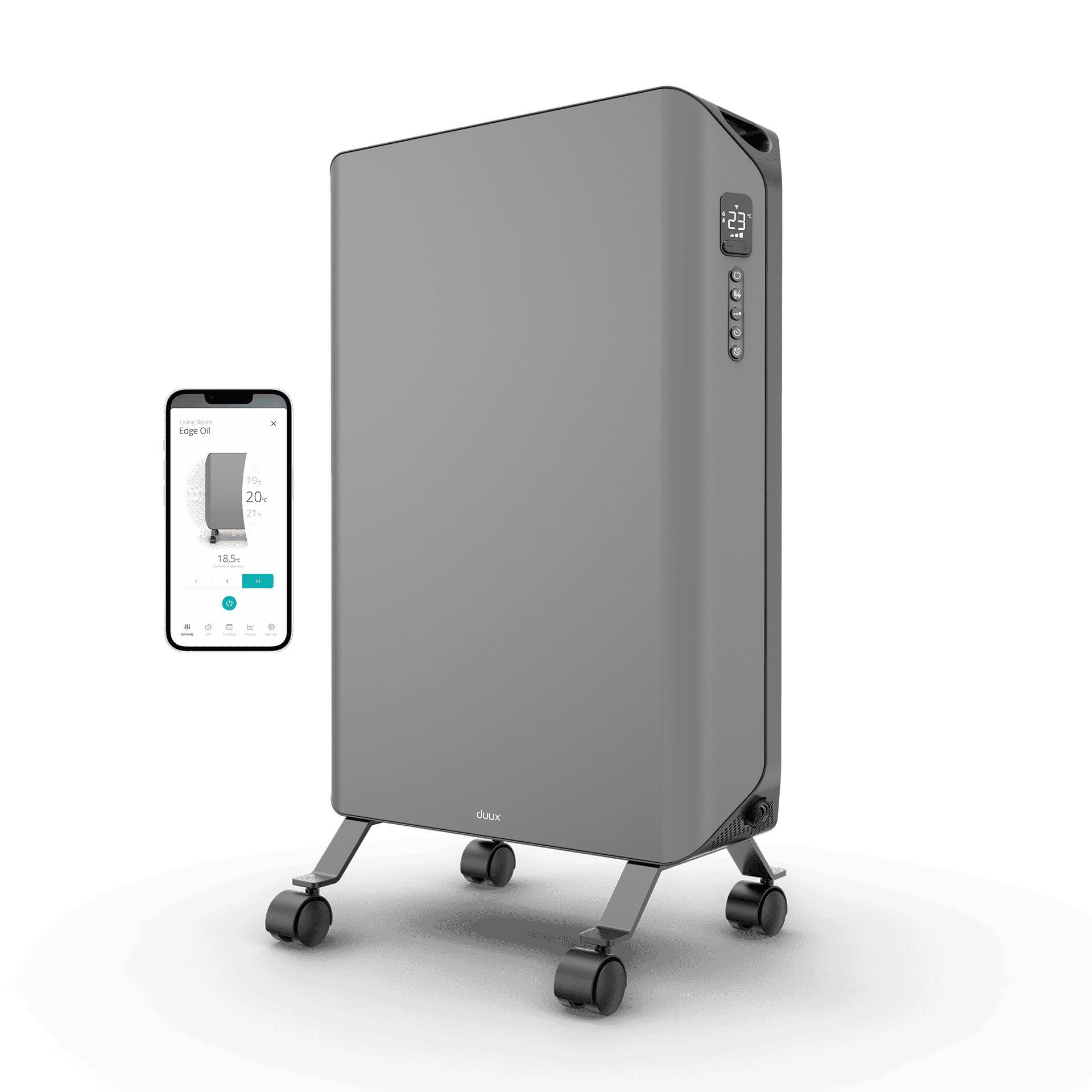 Duux Duux Edge Oil 2000W Gray