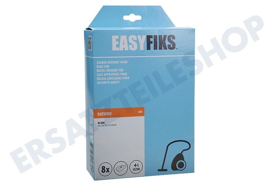 Easyfiks Easyfiks Daewoo BC300 Stofzuigerzak D08