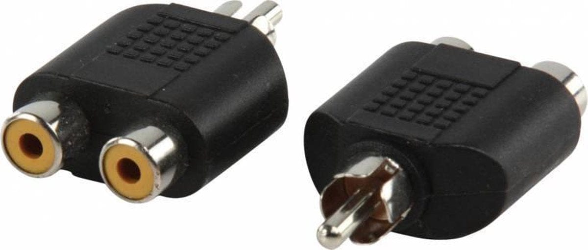 Easyfiks Easyfiks Tulp Adapter RCA Male 2x Contra Female