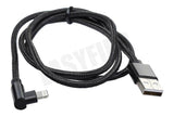 Easyfiks Easyfiks USB to Lightning cable 1m zwart