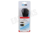 Easyfiks Jack 3.5mm Stereo Male - 2x Tulp RCA Male 10M.