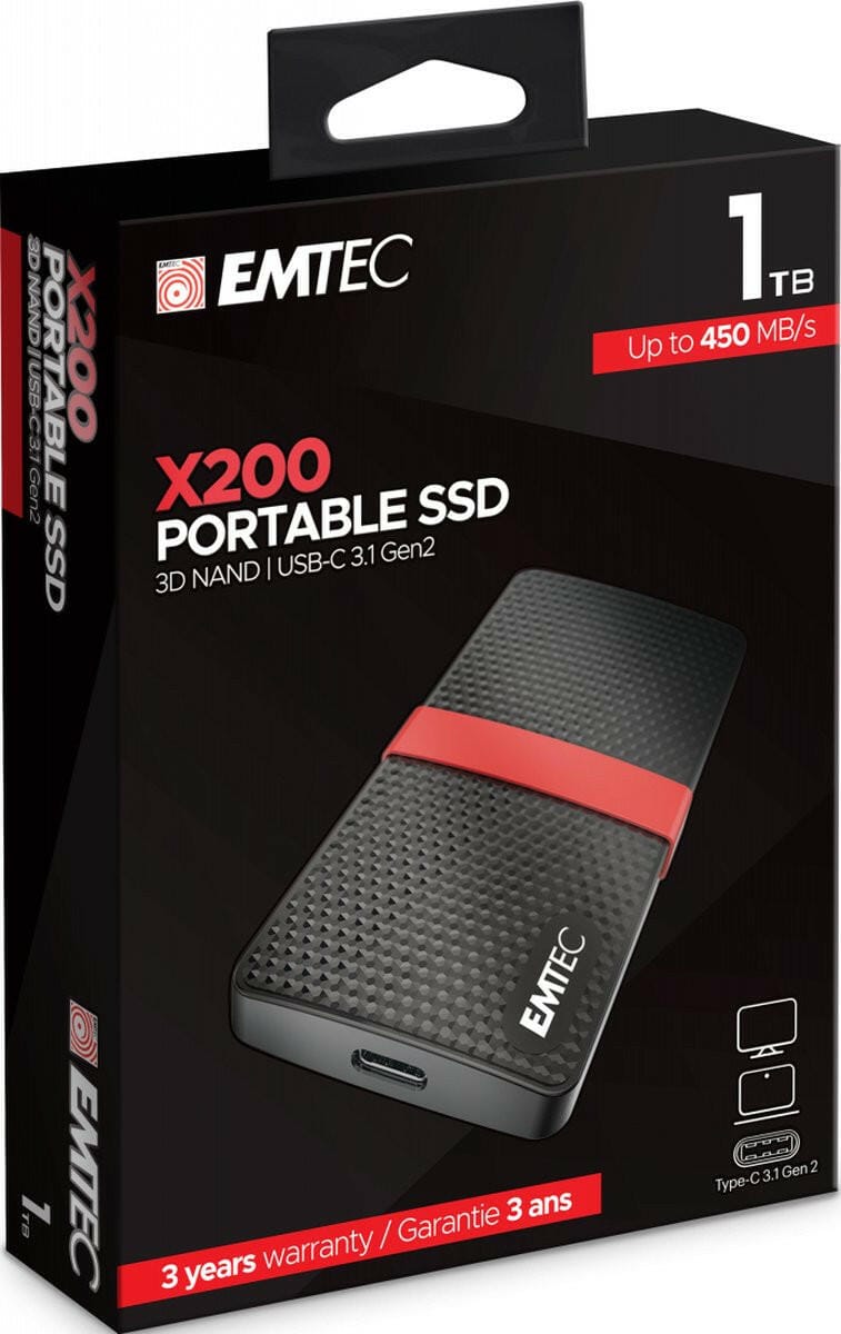 Emtec Emtec SSD 3.2Gen1 X200 1TB Portable