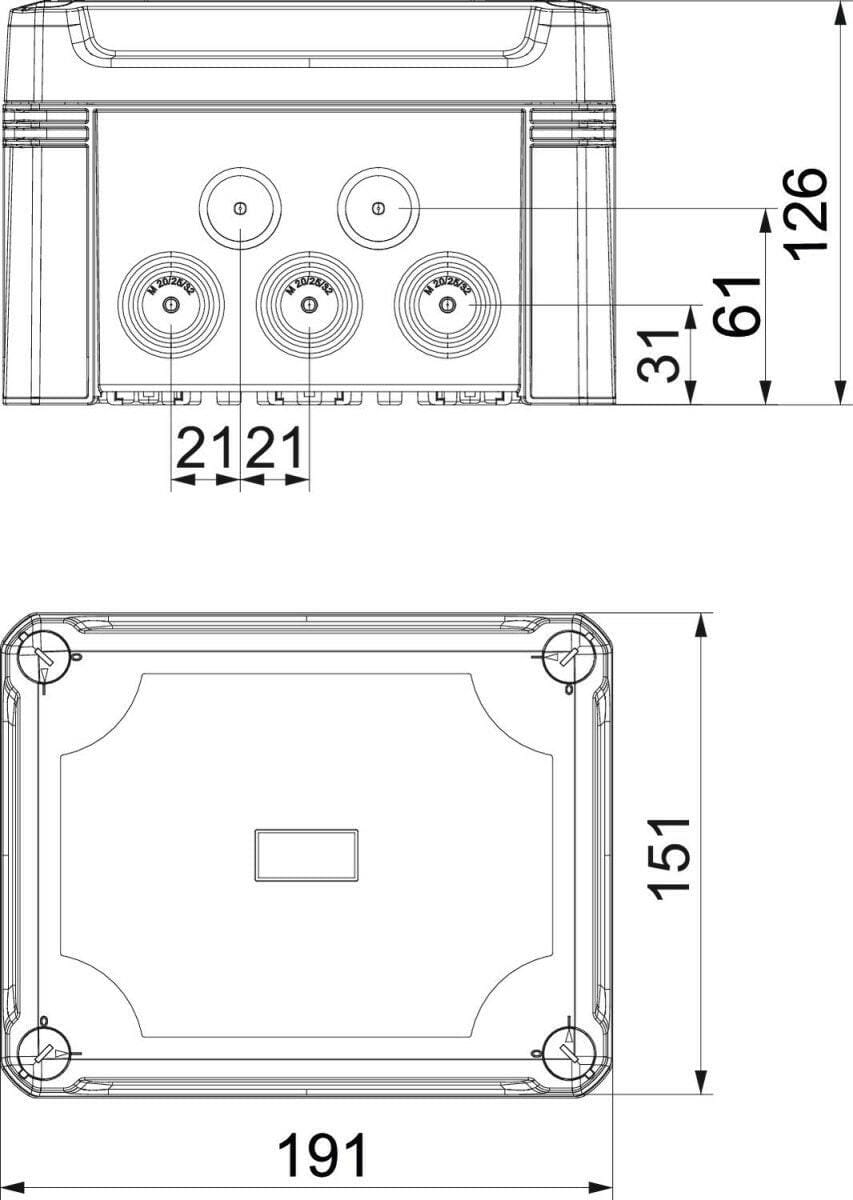 EP:Tummers A 8 OBO KABELDOOS VDE A 8