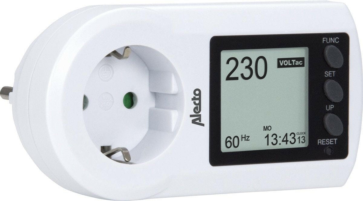 EP:Tummers ALECTO ENERGIEMETER ENERGIEMETER, WIT