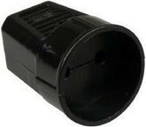 EP:Tummers ELEKTRA STEKKER CONTRA 10/16 AMPERE ZWART, ZONDER RA