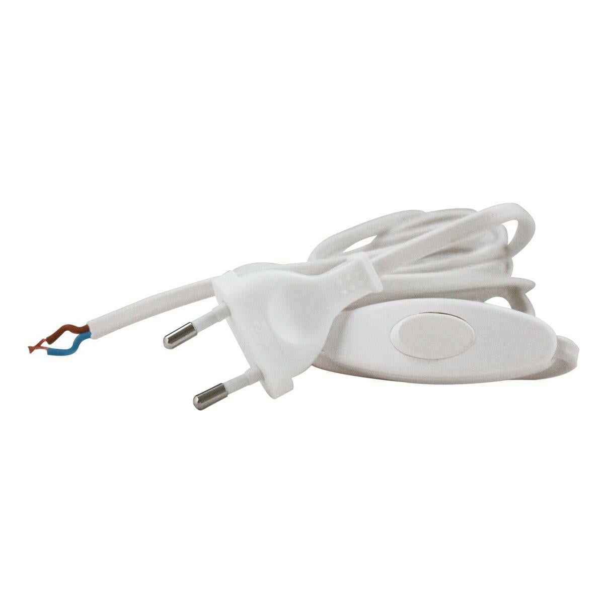 EURO AANSL. SN +SCHAK WIT 1.8M.