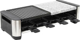 Fritel RSG 3280 Raclette Stone Grill zwart-zilver.