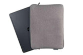 Gecko Gecko Universal Eco Laptop Case 13 inch Zipper Sleeve zwart