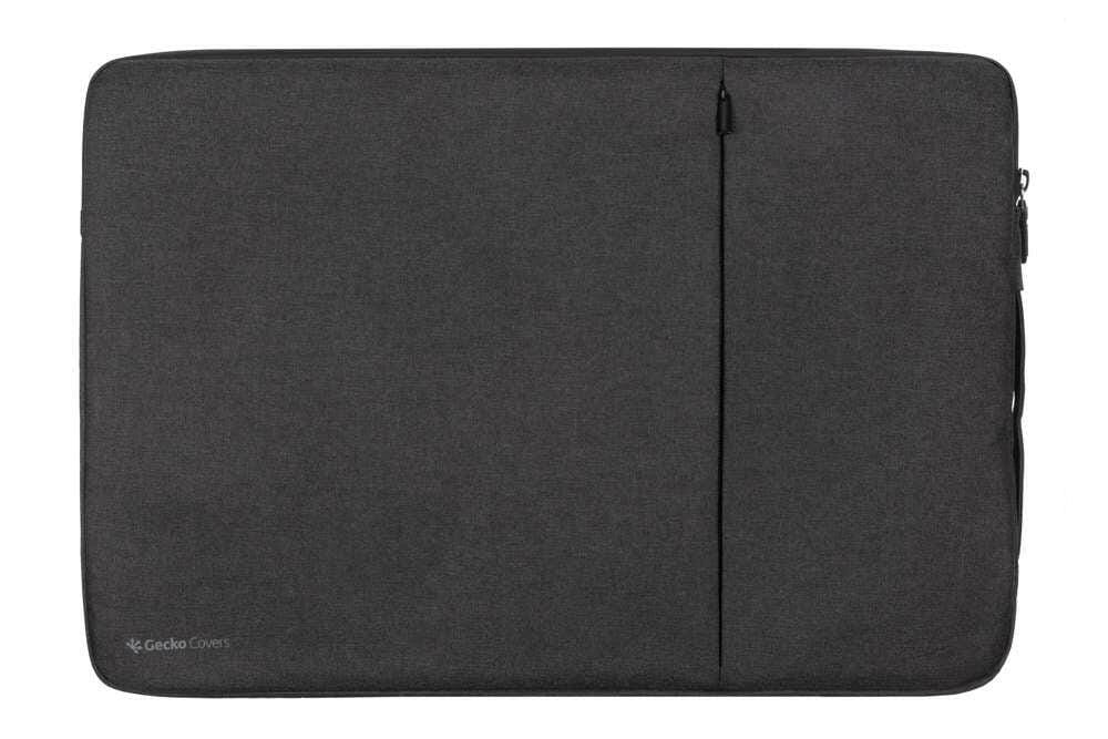 Gecko Gecko Universal Eco Laptop Case 17 inch Zipper Sleeve zwart