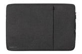 Gecko Gecko Universal Eco Laptop Case 17 inch Zipper Sleeve zwart