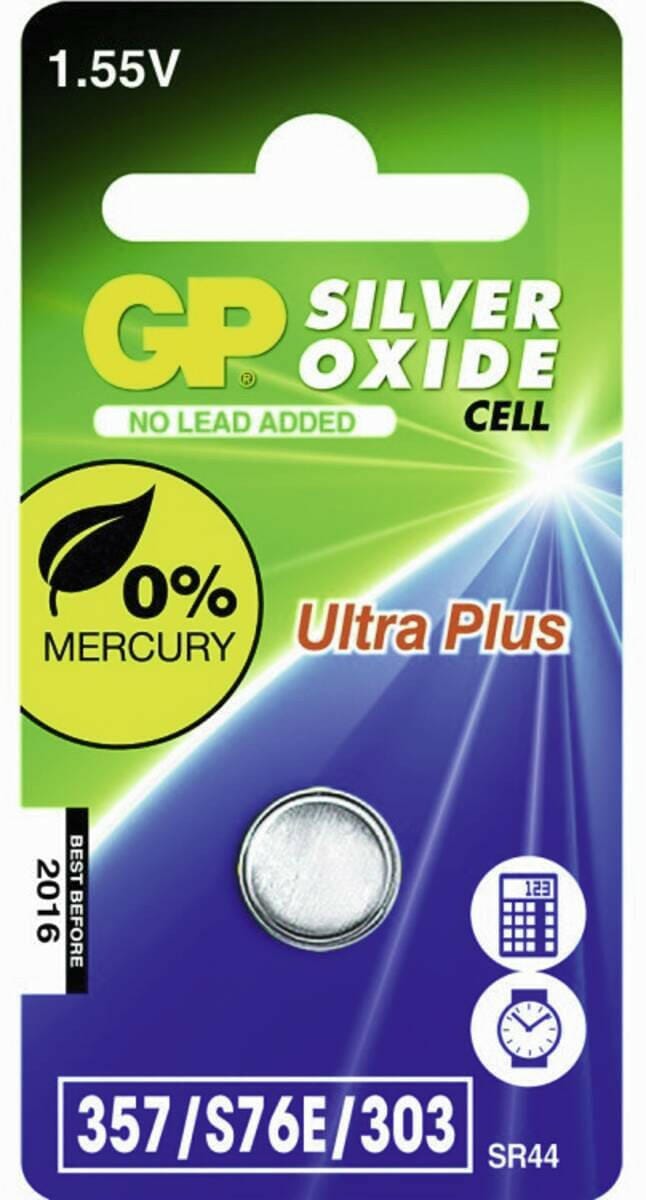 GP Battery GP Battery GP KNOOPCEL ZILV. D357/SR44