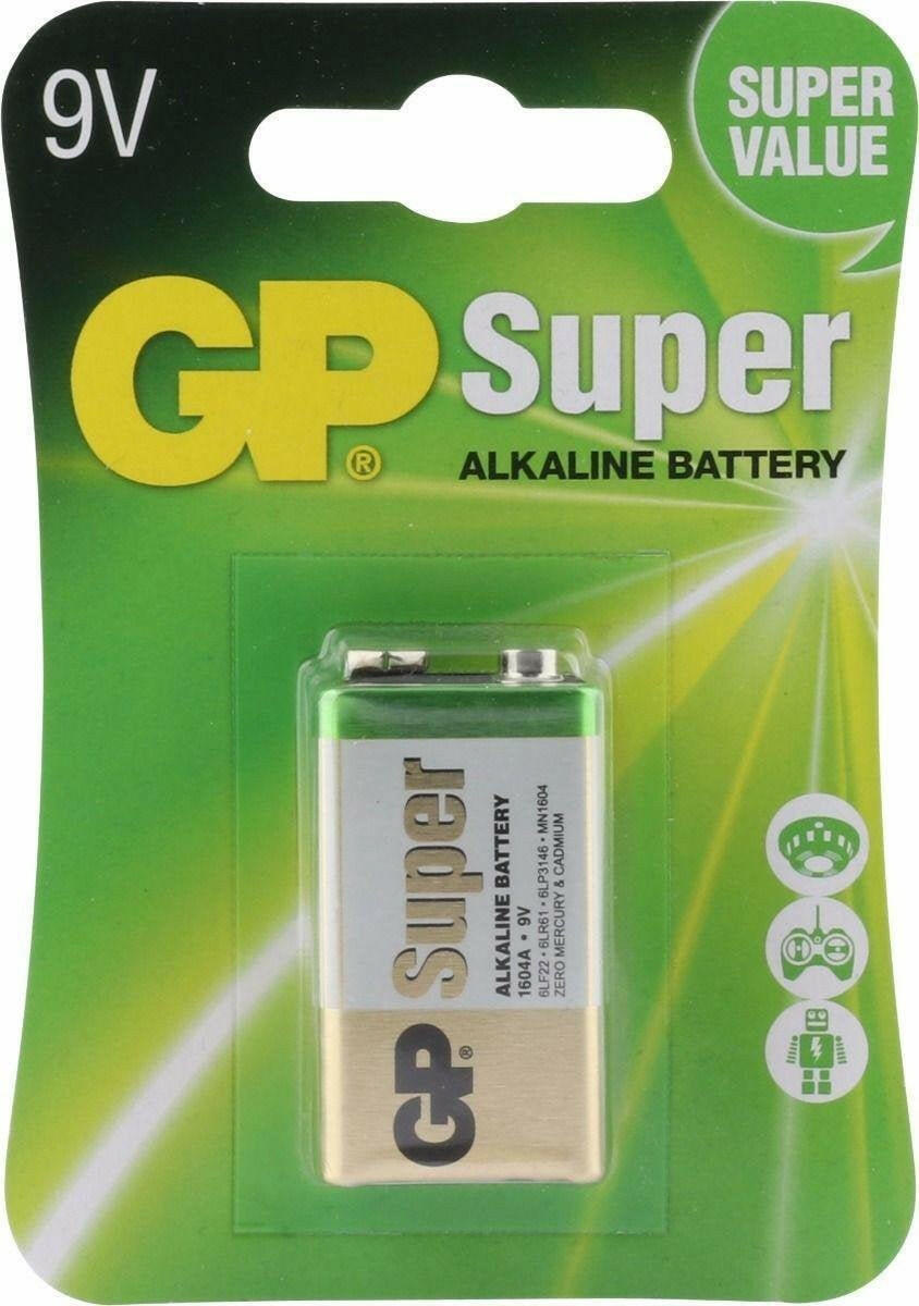 GP BATT.SUP.ALKALINE 9V A1.