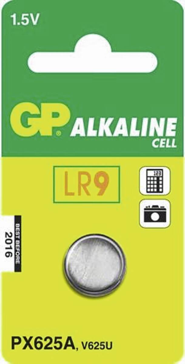 GP GP PX625A LR9 V625U 1,5V Knoopcel