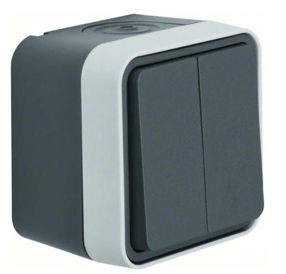 Hager Hager Berker W.1 Serieschakelaar met Behuizing Opbouw IP55