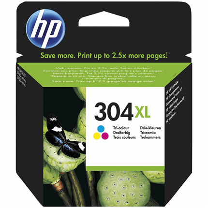 HP HP 304XL INKT CARTRIDGE DRIEKLEUREN