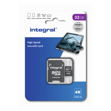 Integral Integral Micro SDHC card 32GB V10