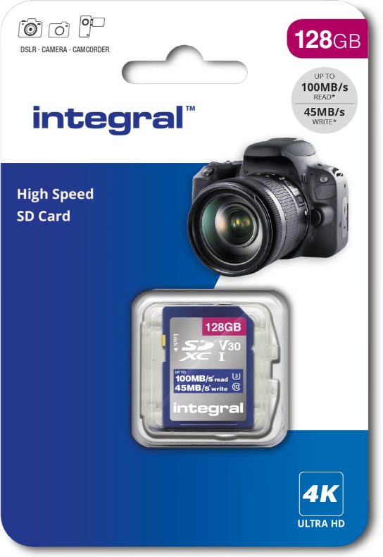 Integral Integral SDXC card 128GB V30