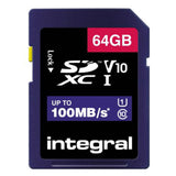 Integral Integral V10 SDHC card 64GB 100MB/s
