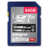 Integral Integral V30 SDXC card 64GB 100MB/s