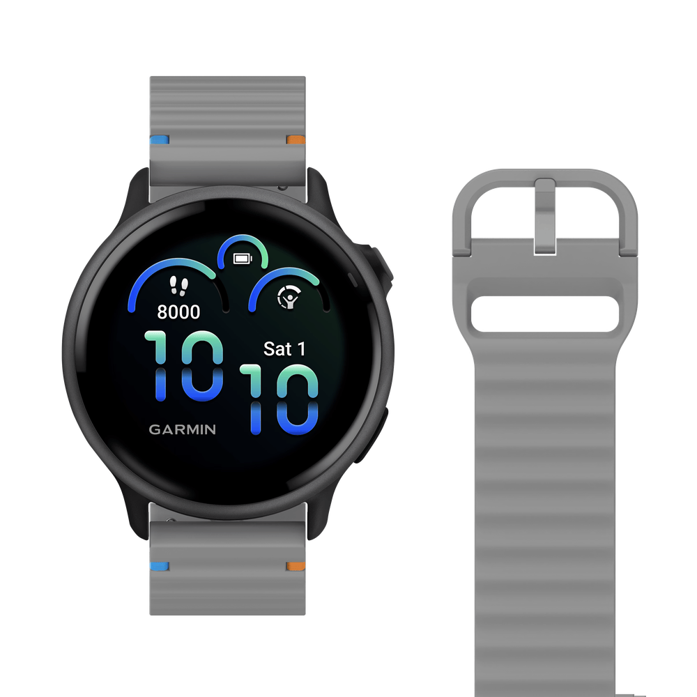 Just in Case Just in Case ActiveFlex Strap Garmin Vivoactive 5/6 Grey